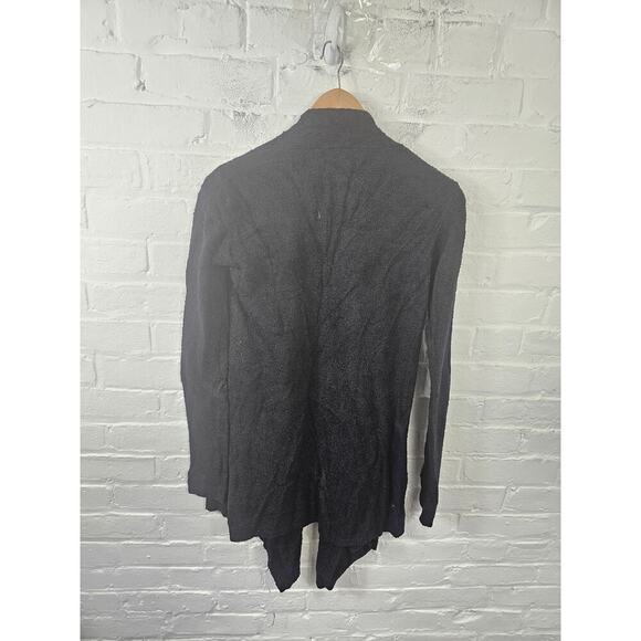 Barefoot Dreams Women's Open-Front Cardigan Sweater Long Sleeve Blak Size S - Picture 2 of 5